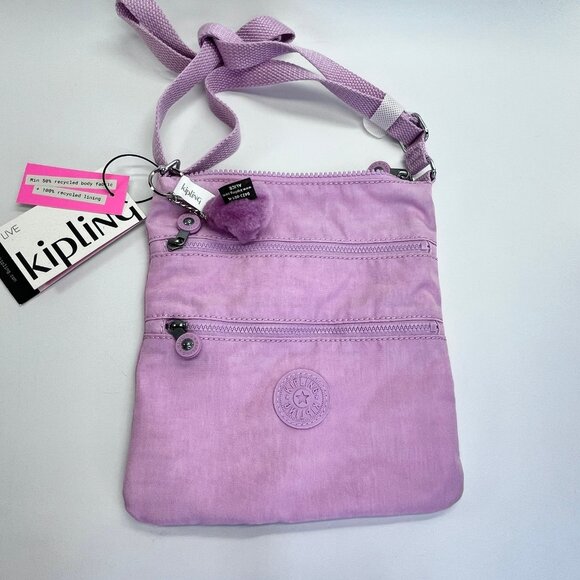 Kipling Keiko Mini Crossbody Bag Blooming Pink Lightweight Nylon - Picture 1 of 10